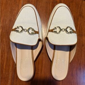 C Wonder mule loafer cream women’s 7.5